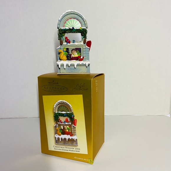 Christmas Ornament Hallmark Christmas Window 2003 1st In Series Windows Series